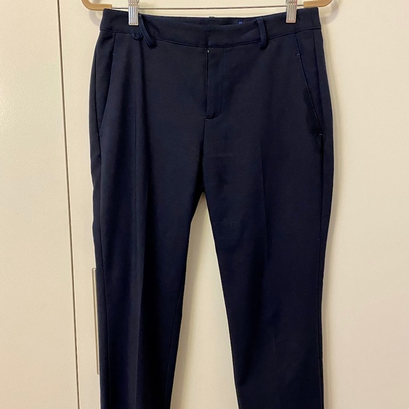 COPY - Argent Navy Tailored Trousers - Picture 1 of 4